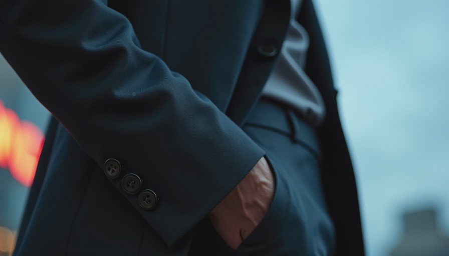 Visual context for suit jacket sleeve length