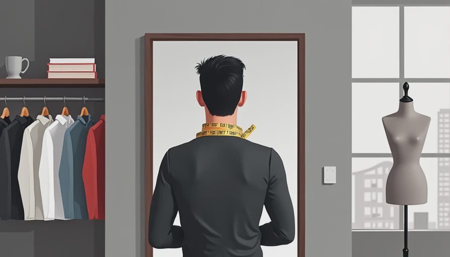 Visual context for how to determine neck size