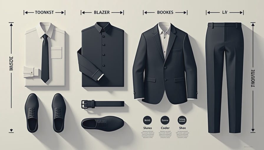 Illustration for formal attire for men