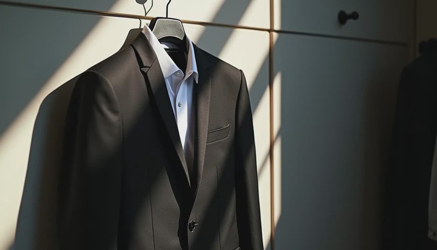 Visual context for mens funeral suits
