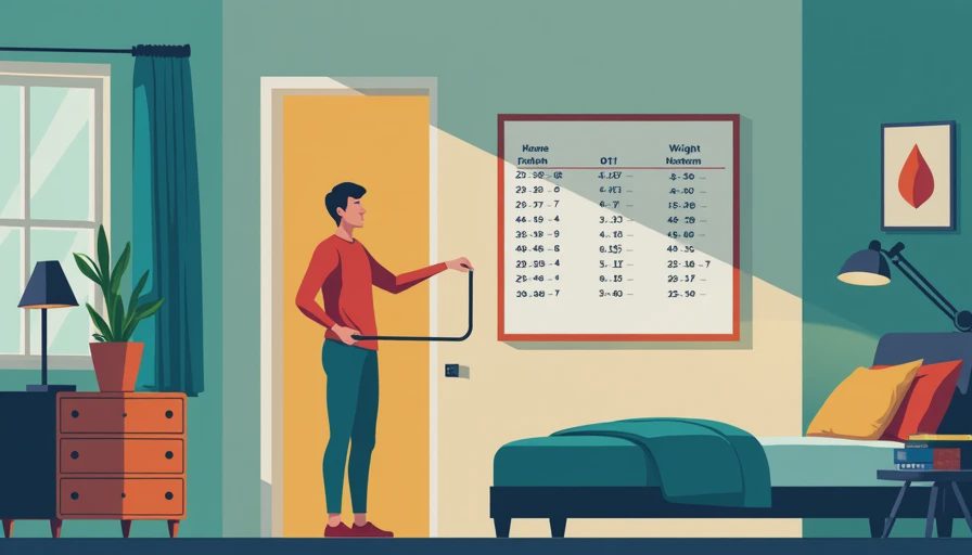Visual context for belt size chart