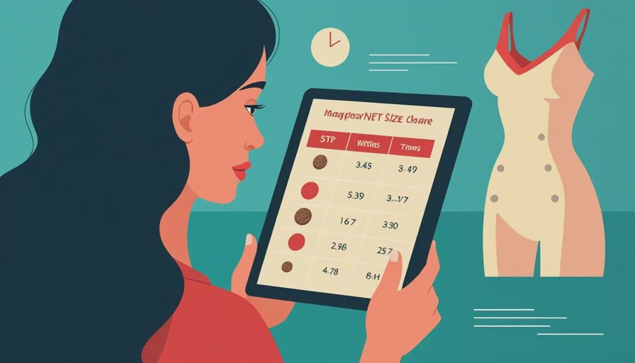 Illustration for belt size chart