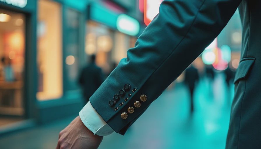 Visual context for suit sleeve length