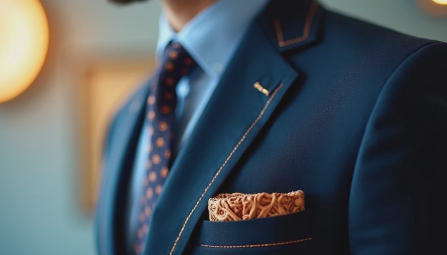Visual context for armani suit