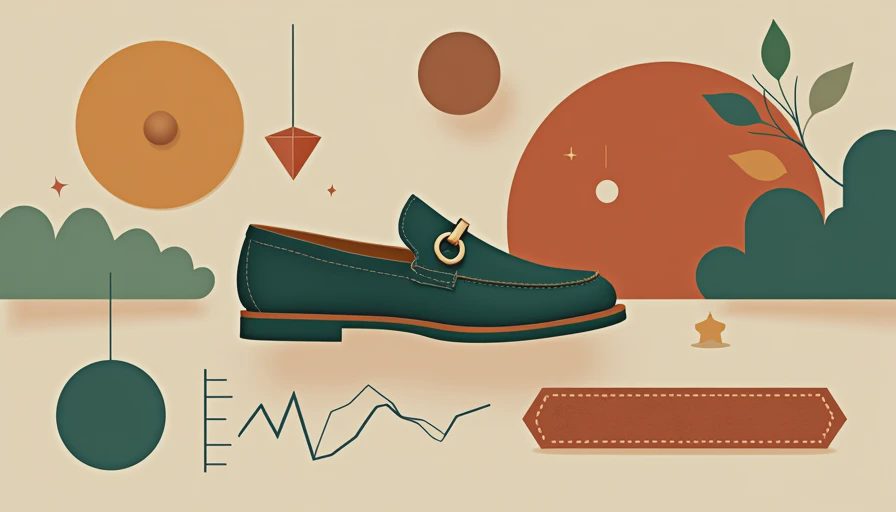Visual context for loafer with horsebit