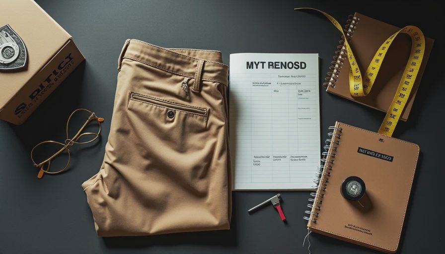 Visual context for officer chino wide fit chino pants brown